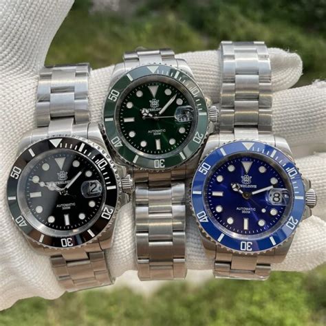 rolex submariner homages|Rolex Submariner homage models.